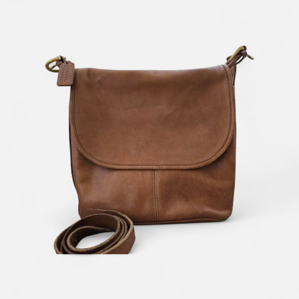 Coach 4115 Whitney British Tan Brown Flap Purse Shoulder Crossbody Bag Hangtag